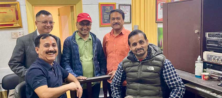 काग्रेस महामन्त्री शर्माको संगीतमा ‘बिगुल’को गीत