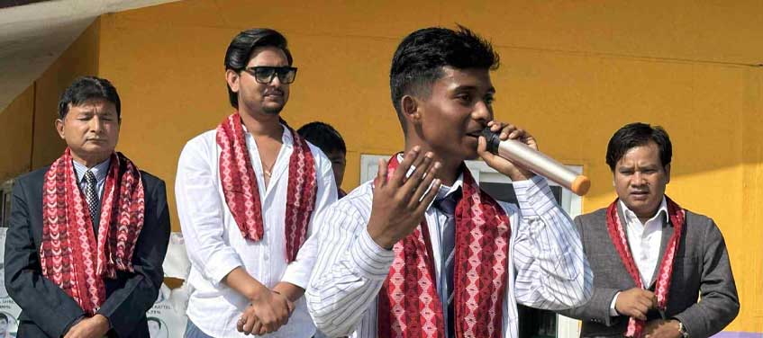 बिद्याथीमाझ चलचित्रको प्रचार गर्दै ‘मन बिनाको धन’का कलाकार