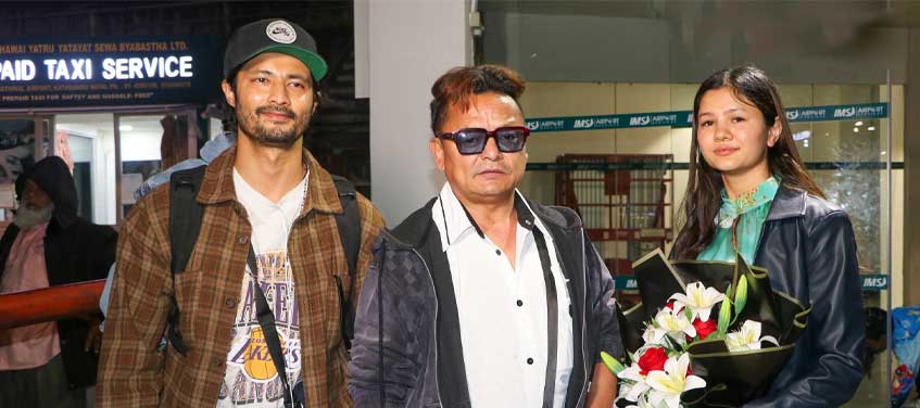 ‘पीआर’ प्रचारका लागि नेपाल आए नायक नायिका